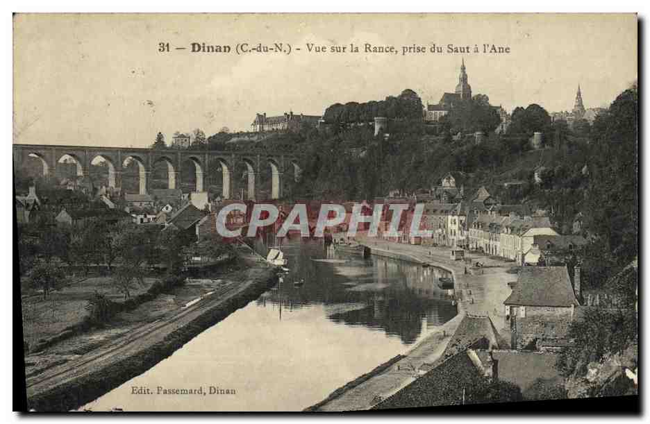 CPA Dinan Vue Sur la Rance Prise du Saut a l ane