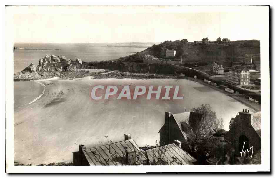 Plage de Trestreignel et Pointe du Château — Perros-Guirec (Côtes-d'Armor) — Éditions d'Art 'Yvon' Paris