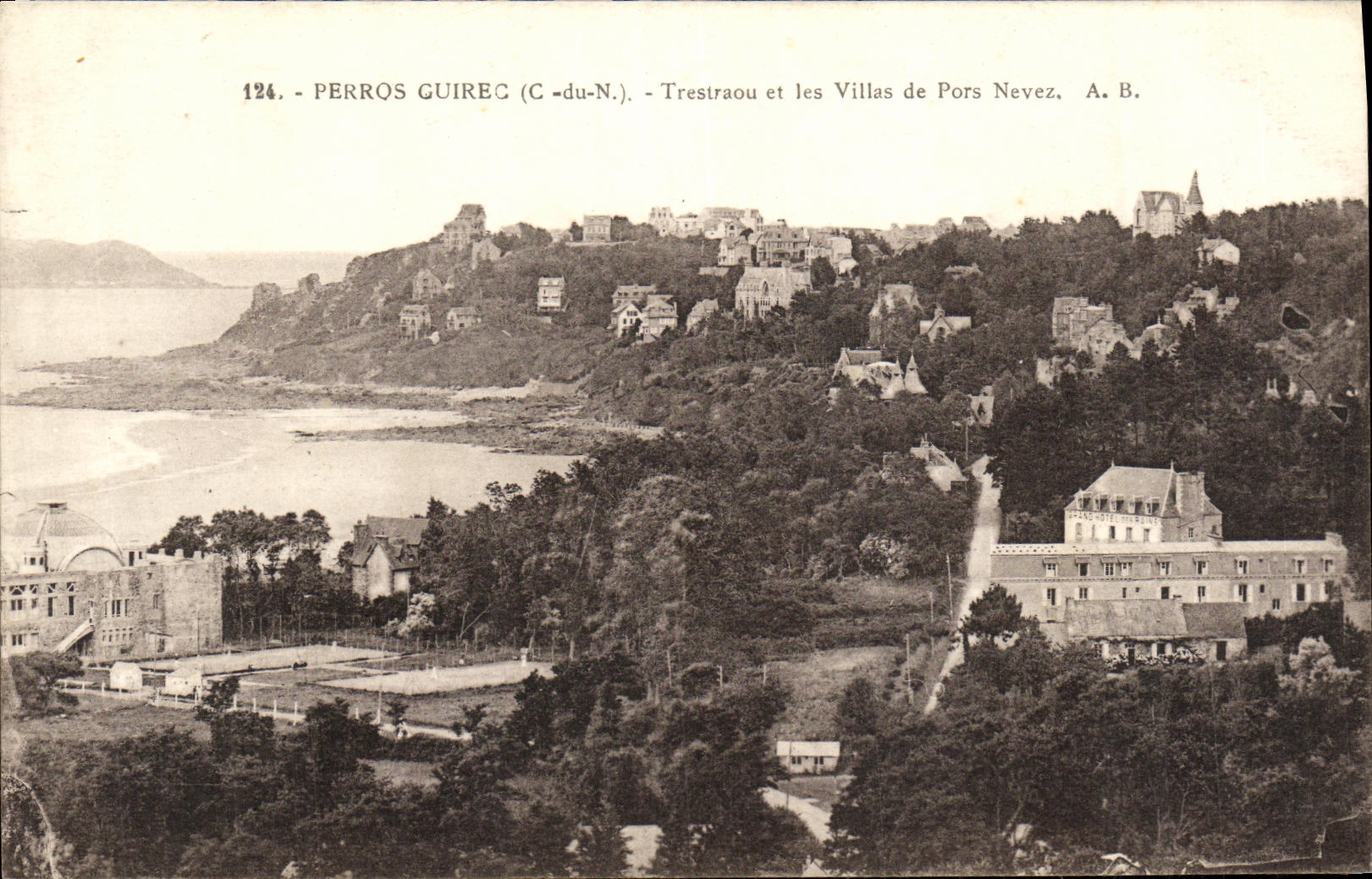 Perros Guirec (C-du-N.) - Trestraou et les Villas de Pors Nevez - A. B.