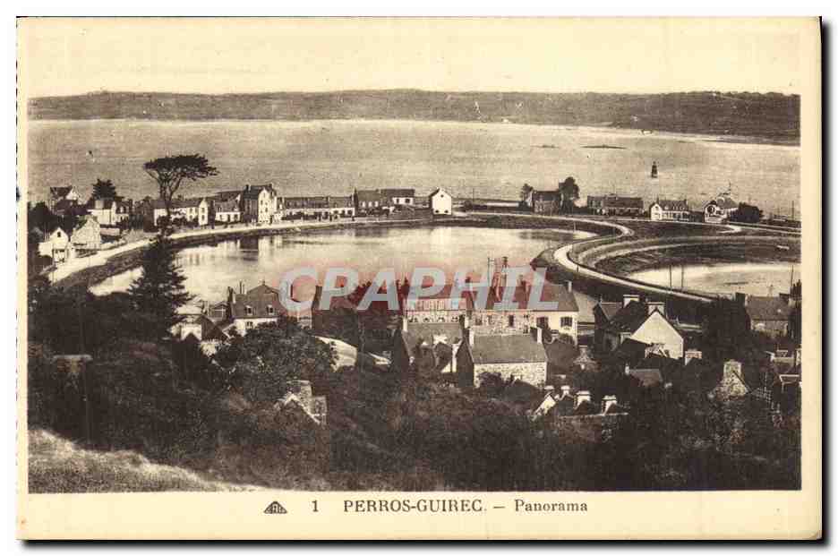 Perros-Guirec — Panorama — CPAPHIL