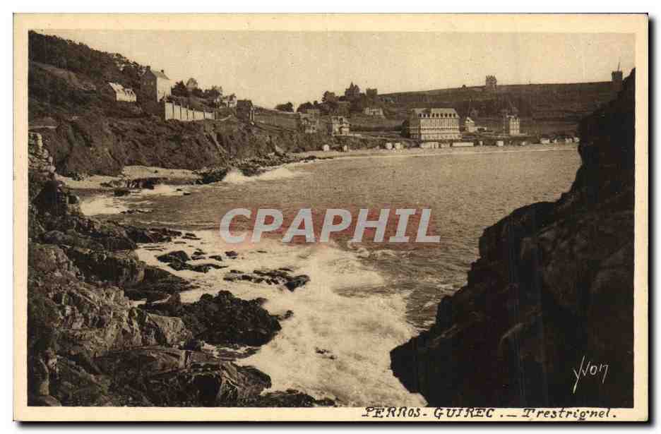 Perno-Guirec — Trestignel — vue de la Pointe du Château