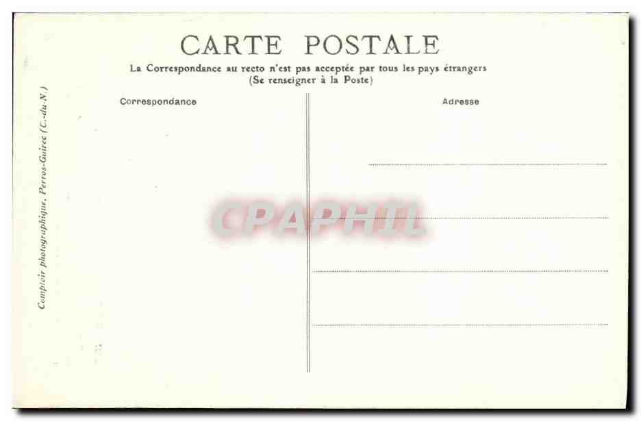 Perros-Guirec - Église de la Clarté — éditeur Perros-Guirec (C.-du-N.) — Verso
