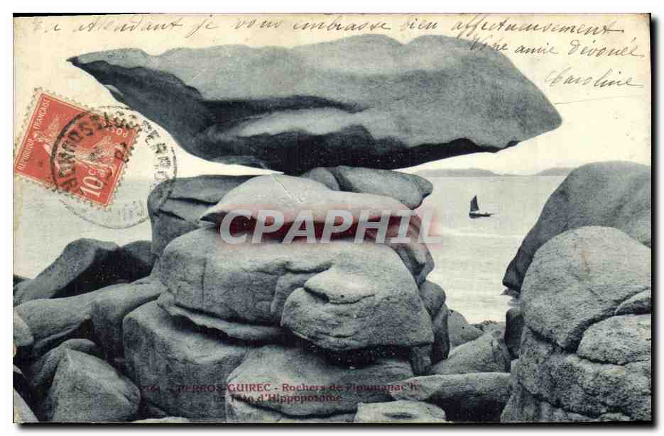 Rochers de Ploumanac'h — Perros-Guirec — Éditeur Perros-Guirec, n° 1470