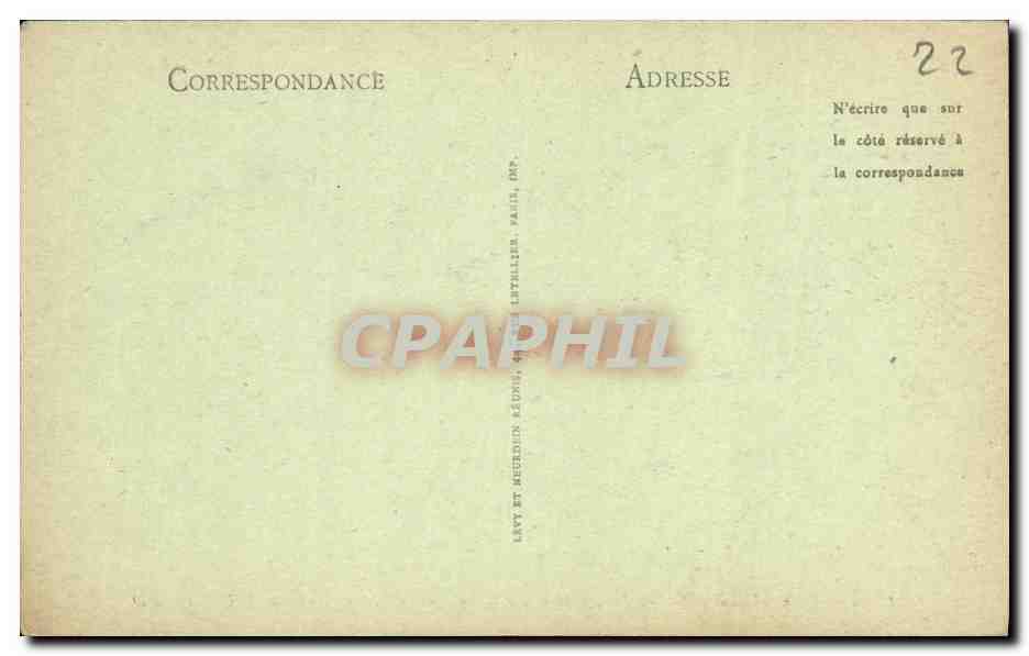 CPA Perros Guirec Interieur de la Chapelle Notre Dame De la Clarte Folklore  — Verso