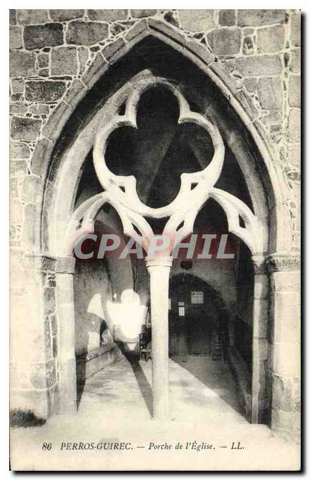 Perros-Guirec — Porche de l'Église — LL. n° 86