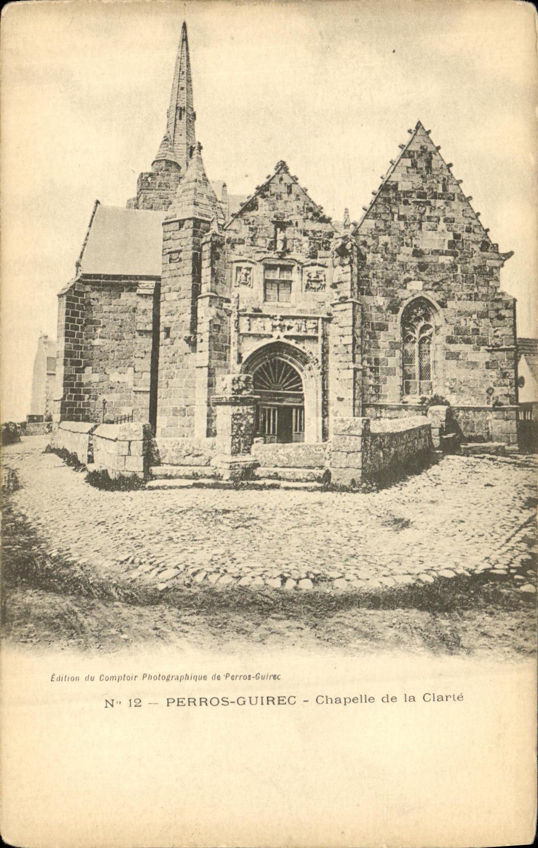 CPA Perros Guirec Chapelle de la Clarte