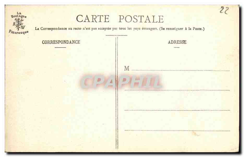 Perros-Guirec - La Pointe du Château et la Plage de Pors-ar-Gout — Collection A. Waron, St-Brieuc — Reverso