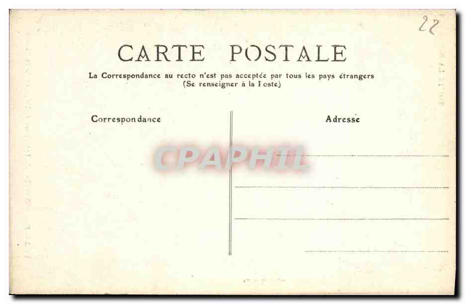 CPA Perros Guirec Interieur de l Eglise de la Clarte — Verso