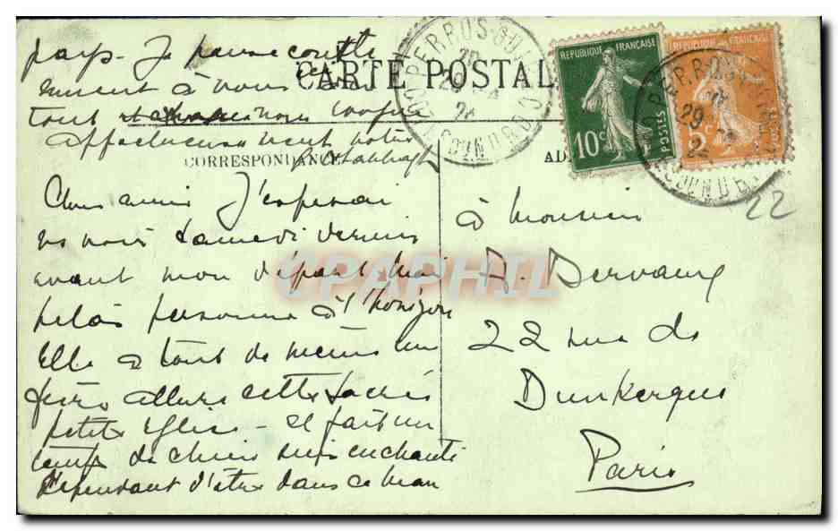 Perros-Guirec — L'Église de Notre-Dame de la Clarté — LL — Verso