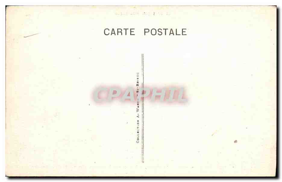 Perros-Guirec - Der Sphinx, der Weg der Zollbeamten und die Pointe du Château — A.W. 7737 — Rückseite