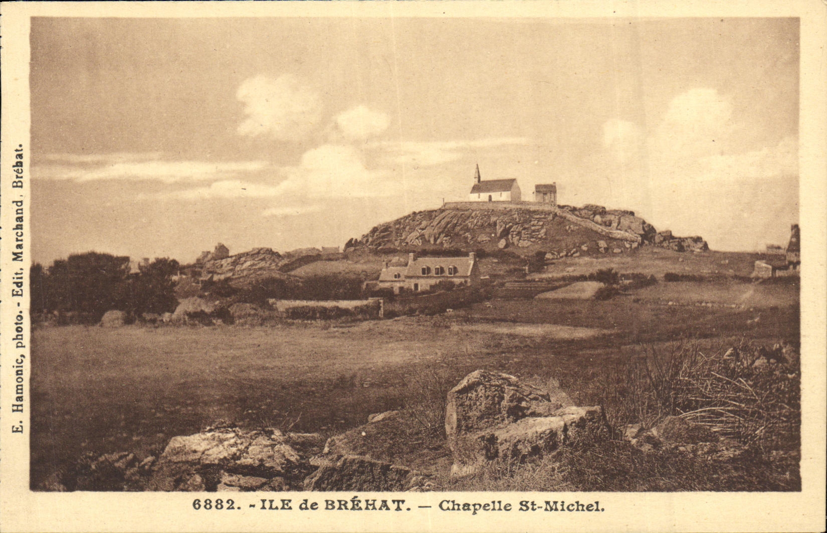 CPA Ile de Brehat Chapelle St Michel