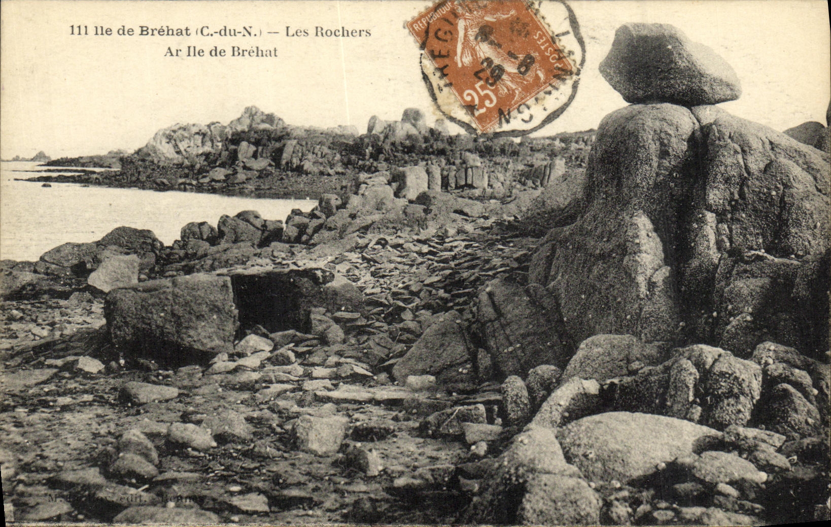 Ile de Bréhat (C.-du-N.) — Les Rochers — Méd. Paris édit. 111