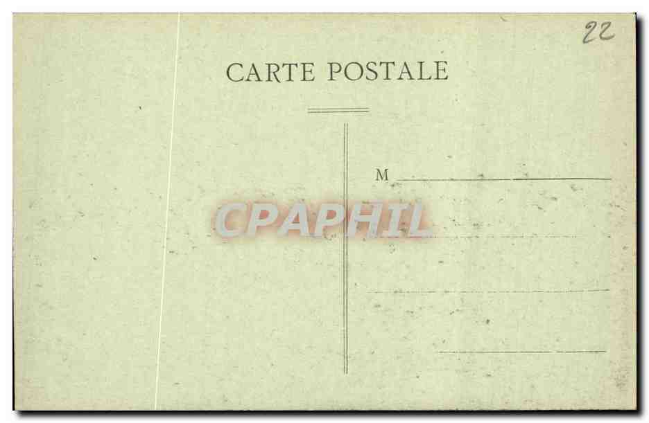 CPA Tregastel Ses Curieux Rochers — Verso