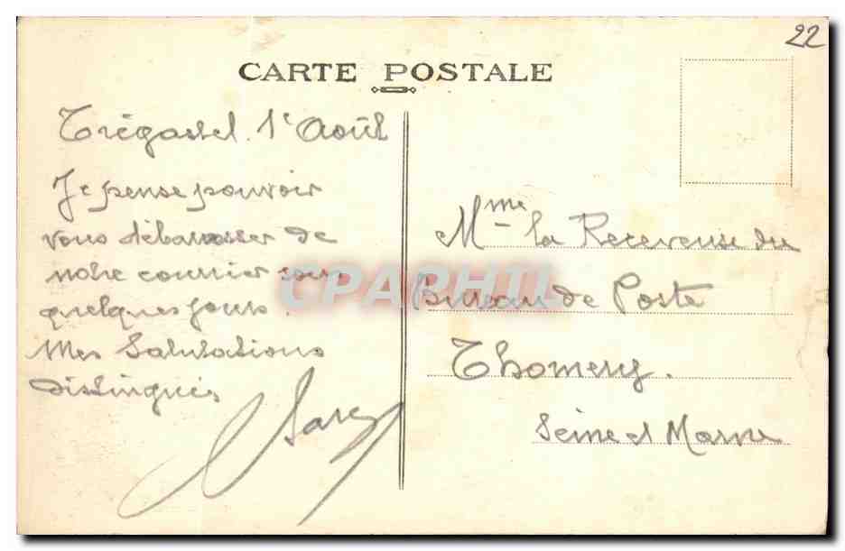 Trégastel (C.-du N.) — Château de Costaérès, où Sienkiewicz écrivit 'Quo Vadis' — Édition de l'École, Trégastel — Reverso