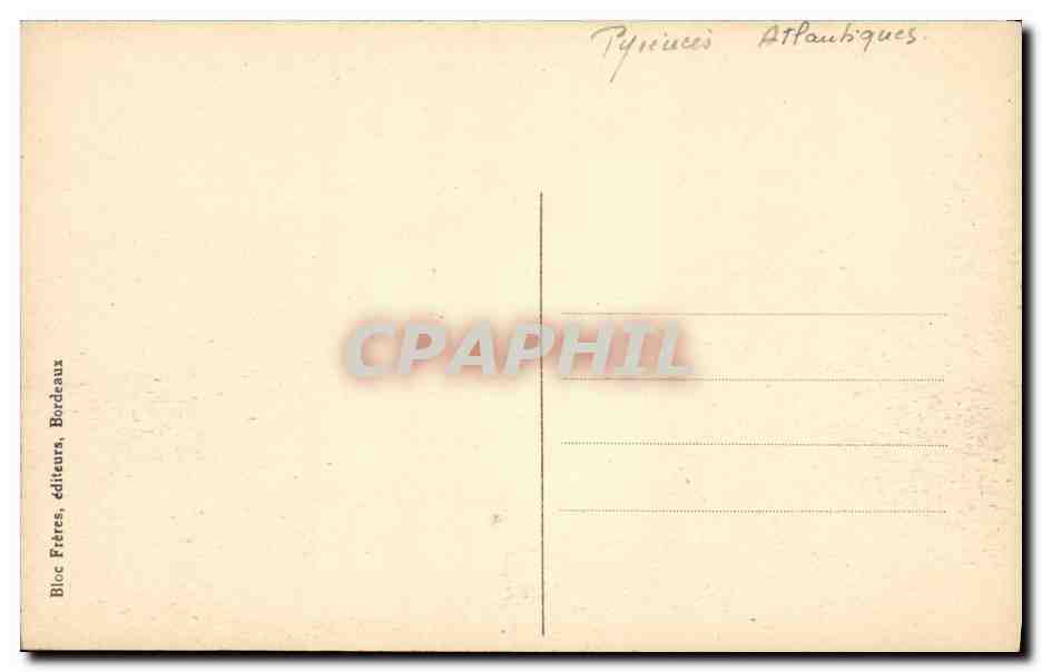 CPA Guethary La Vieille Chapelle — Rückseite