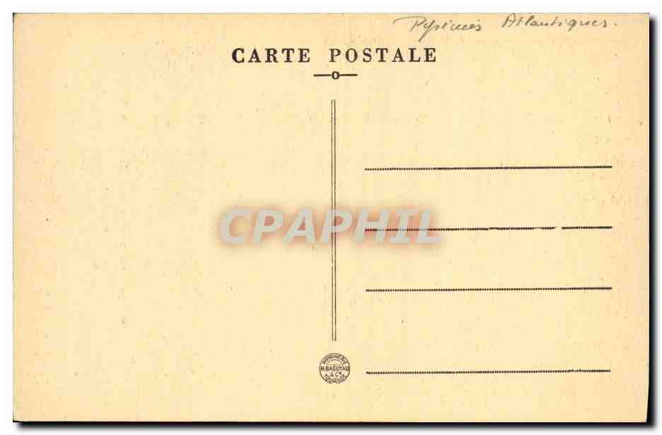 CPA Couvent des Dominicains Biarritz Le Cloitre — Verso