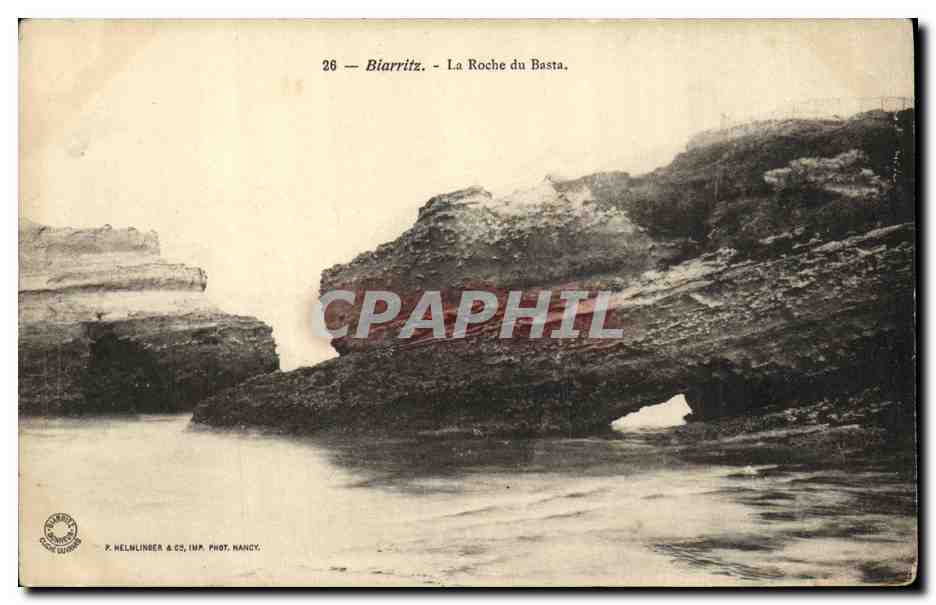 CPA Biarritz La Roche du Basta