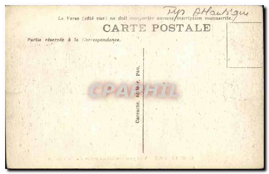 Pau — Vue panoramique prise de Guindalos — C.C. 67 — Verso