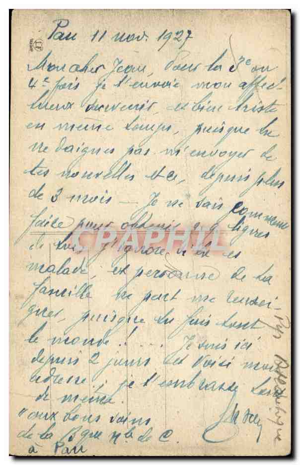 Pau - Vue générale sur le Gave — Les Basses-Pyrénées — Rückseite