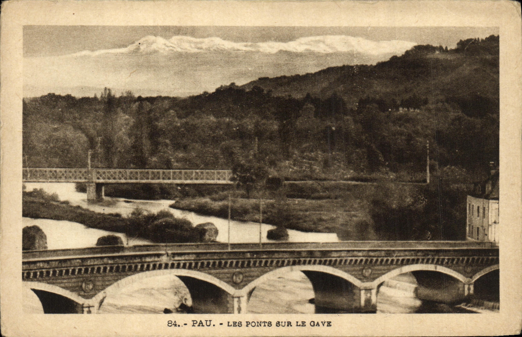 CPA Pau Les Ponts Sur Le Gave