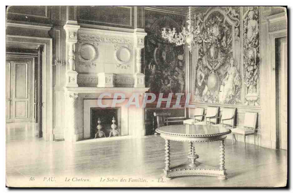 Pau. Le Château. Le Salon des Familles — LL. n° 86