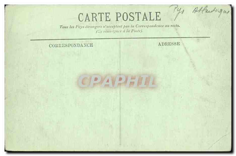 Pau. Le Château. Le Salon des Familles — LL. n° 86 — Achterkant