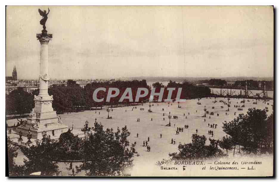 CPA Bordeaux Colonne des Girondins
