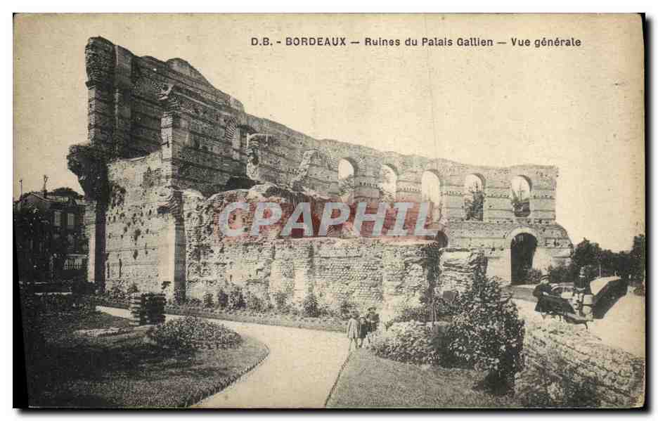 Bordeaux — Ruines du Palais Gallien — Vue générale — Dando-Berry, Bordeaux