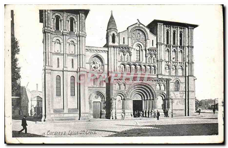 CPA Bordeaux Eglise St Croix
