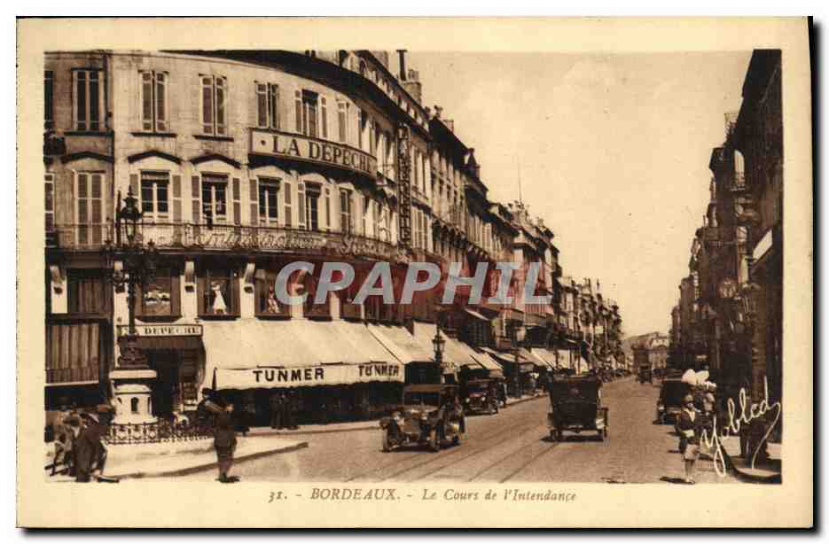 CPA Bordeaux Le Cours de l Intendance Tunmer