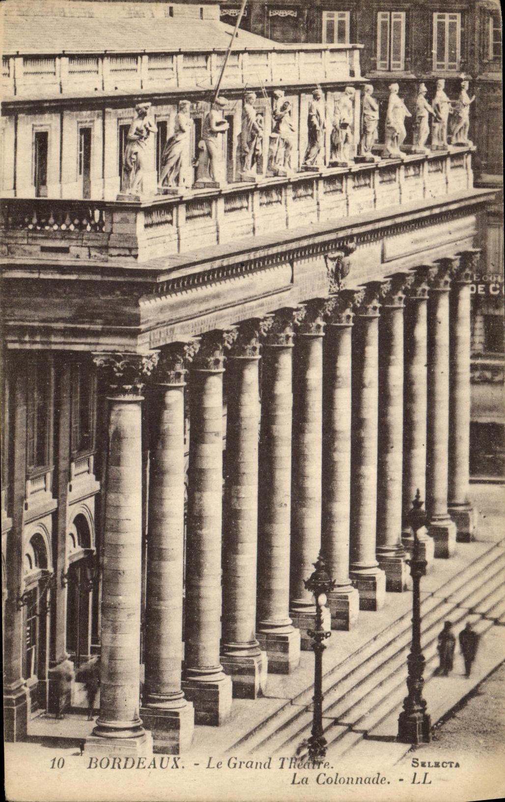 Bordeaux - Le Grand Théâtre. La Colonnade. - SELECTA - n°10