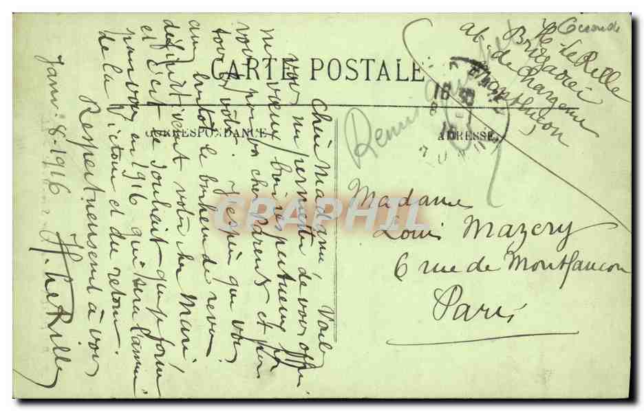 Bordeaux — La Tour Saint-Michel — LL. n°29 — Verso