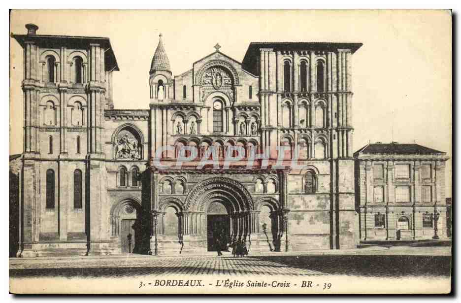 CPA Bordeaux L Eglise Sainte Croix