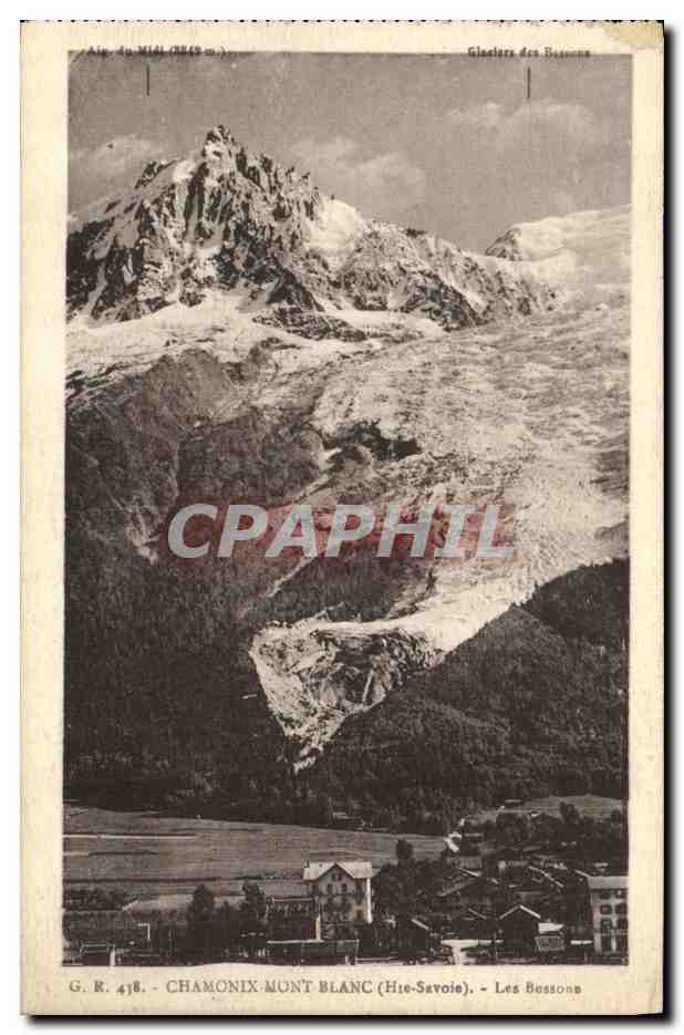 CPA Chamonix Mont Blanc Les Bossons