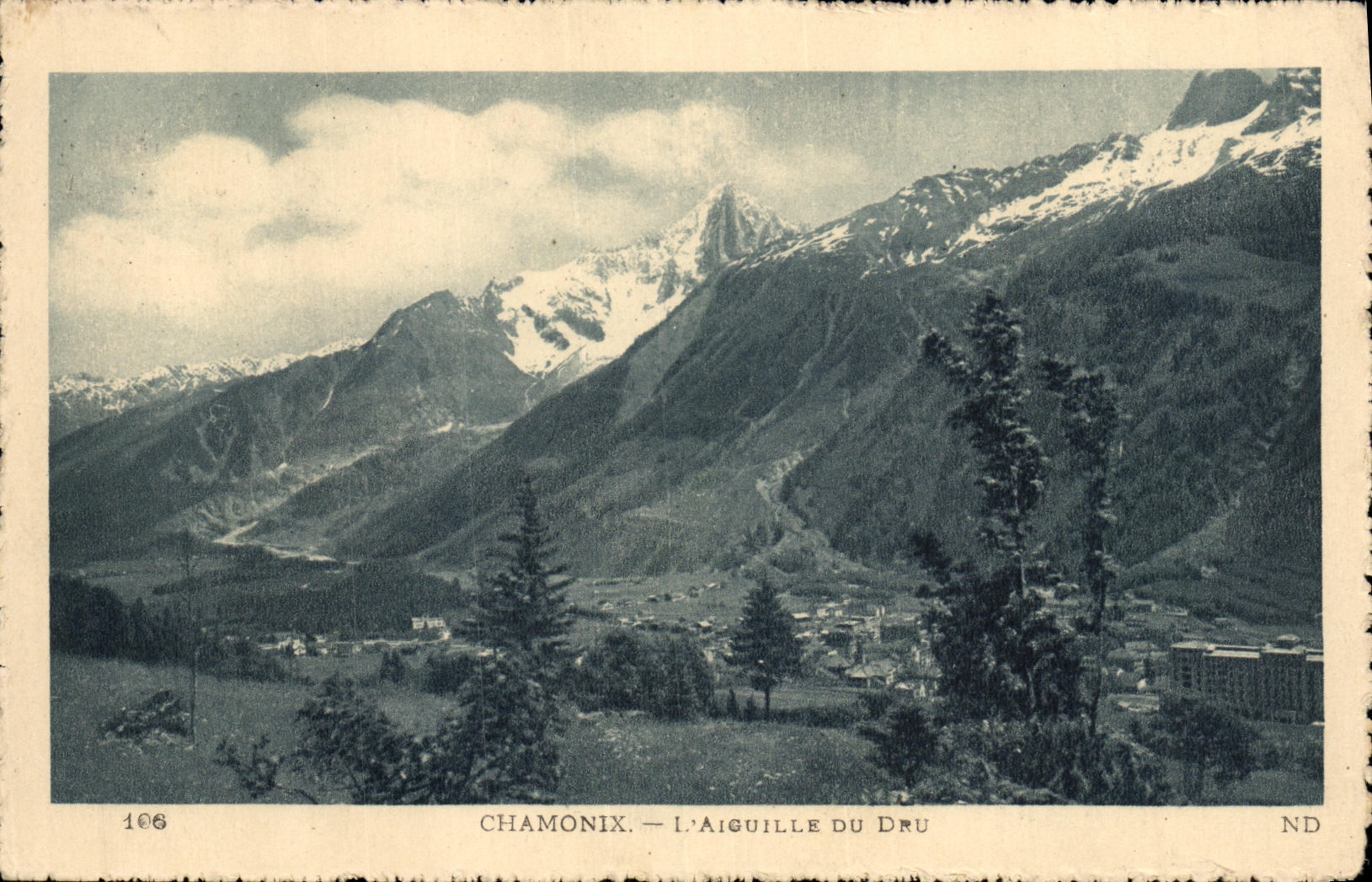 CPA Chamonix L Aiguille Du Dru