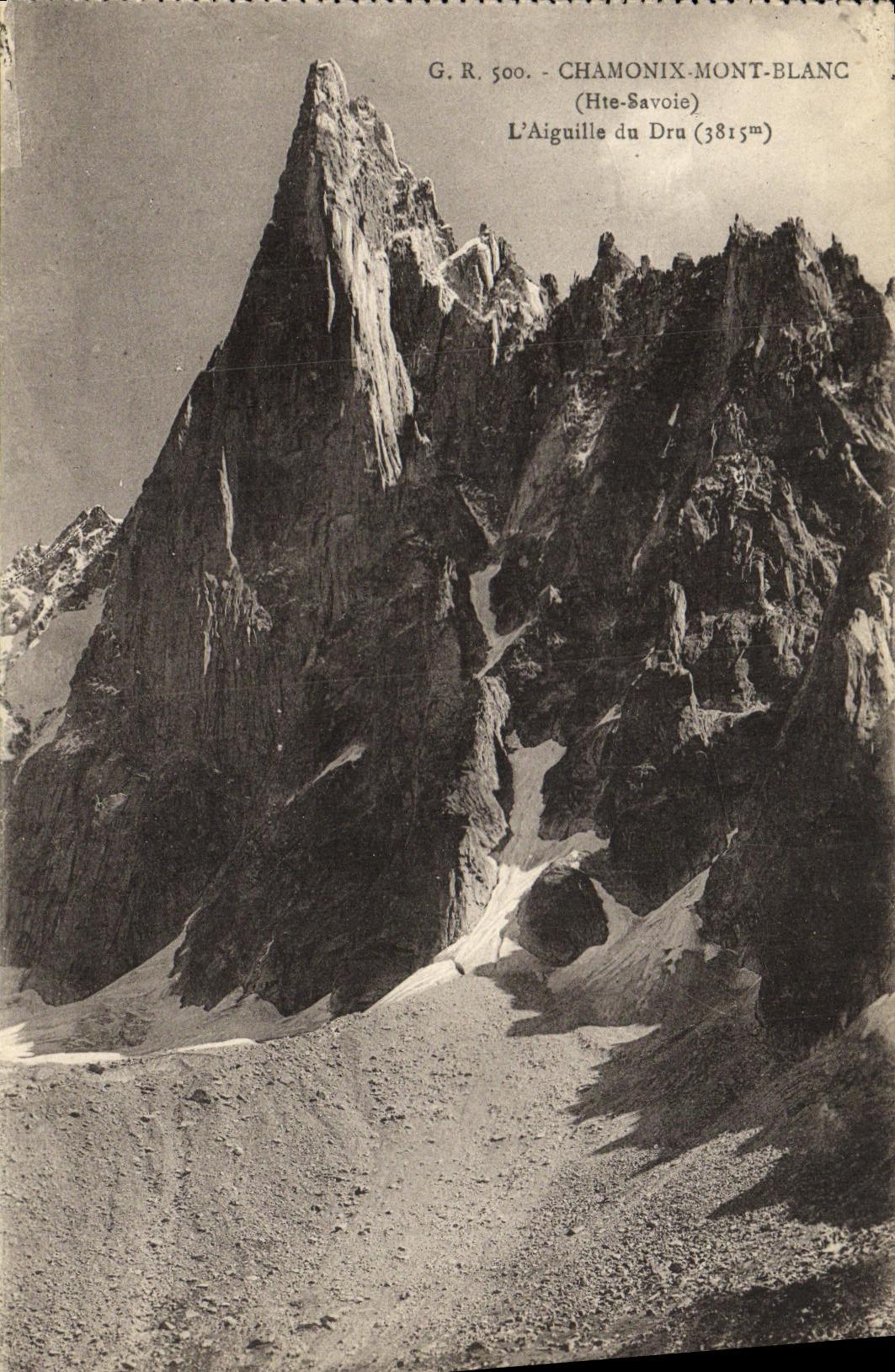 CPA Chamonix Mont Blanc L Aigille du Dru