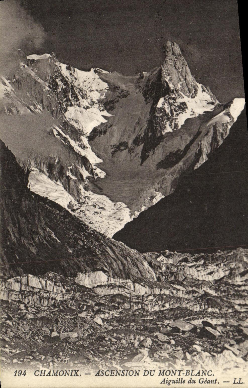 CPA Chamonix Ascension Du Mont Blanc Aiguille du geant