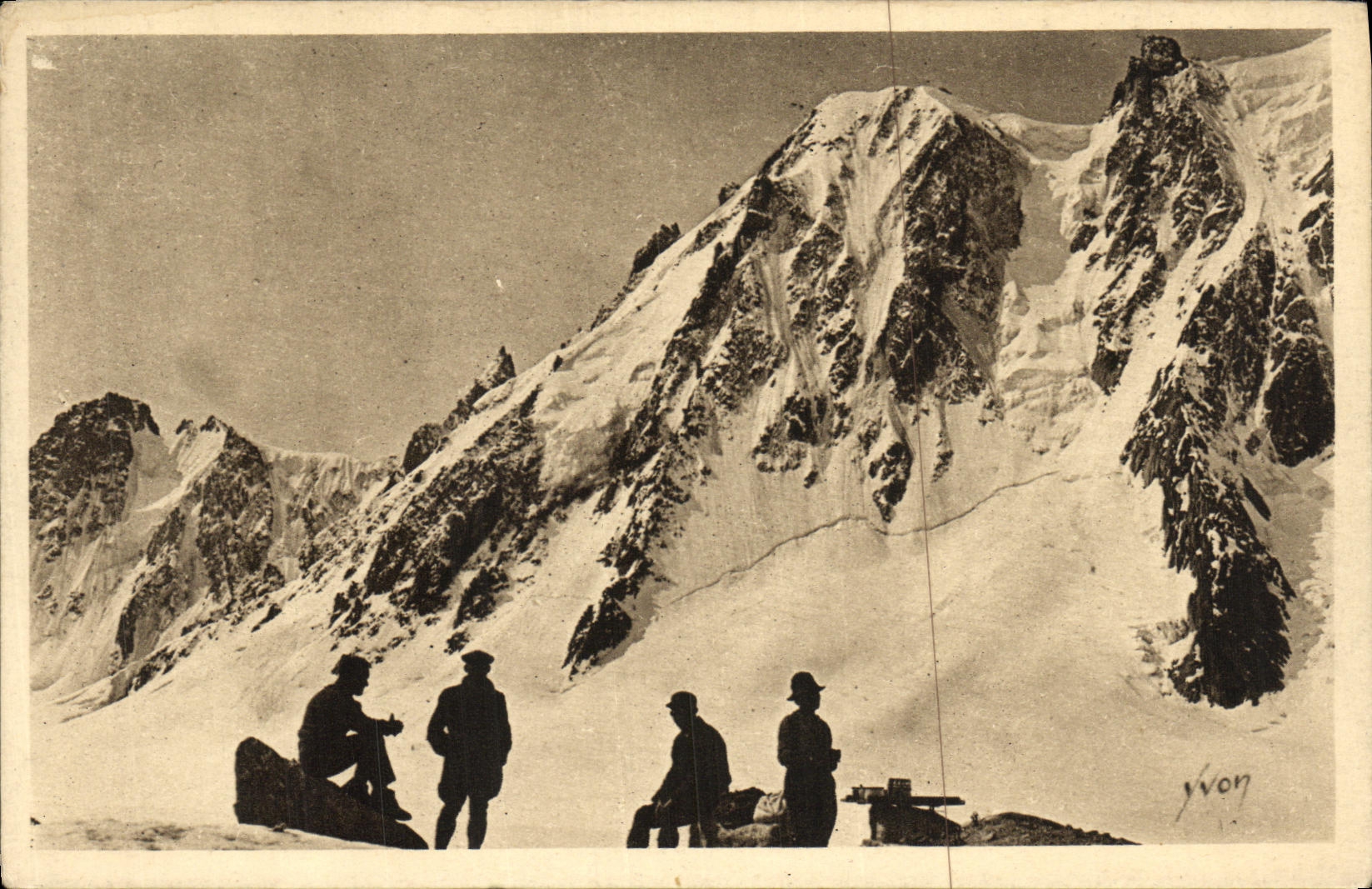 CPA Chamonix Mont Blanc Glacier d Argentiere