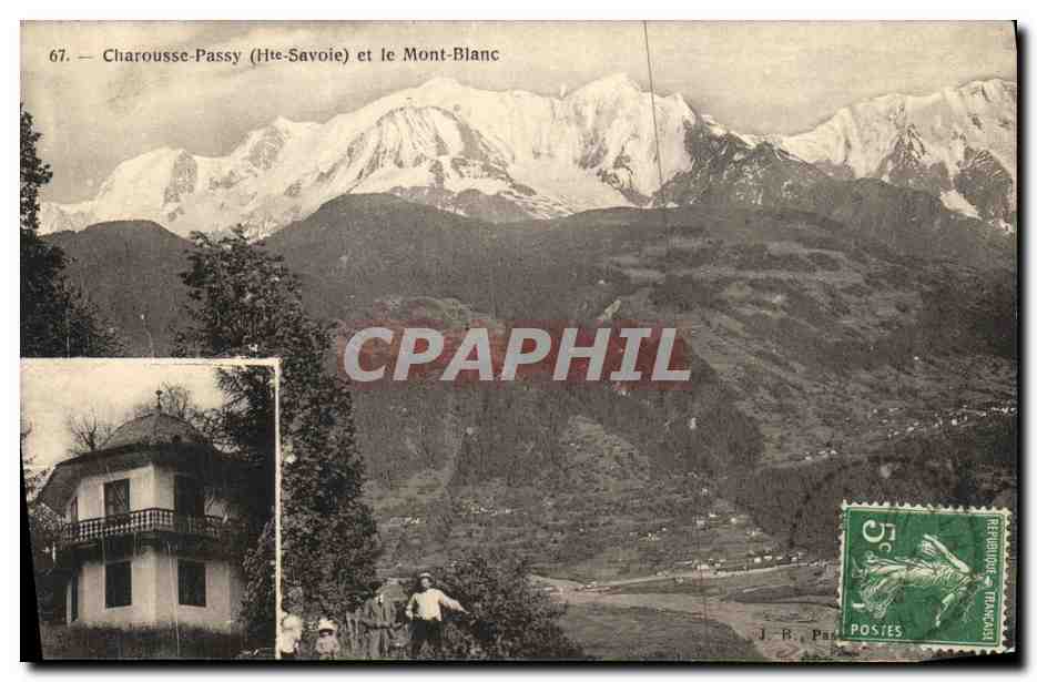 CPA Charousse Passy et le Mont Blanc 