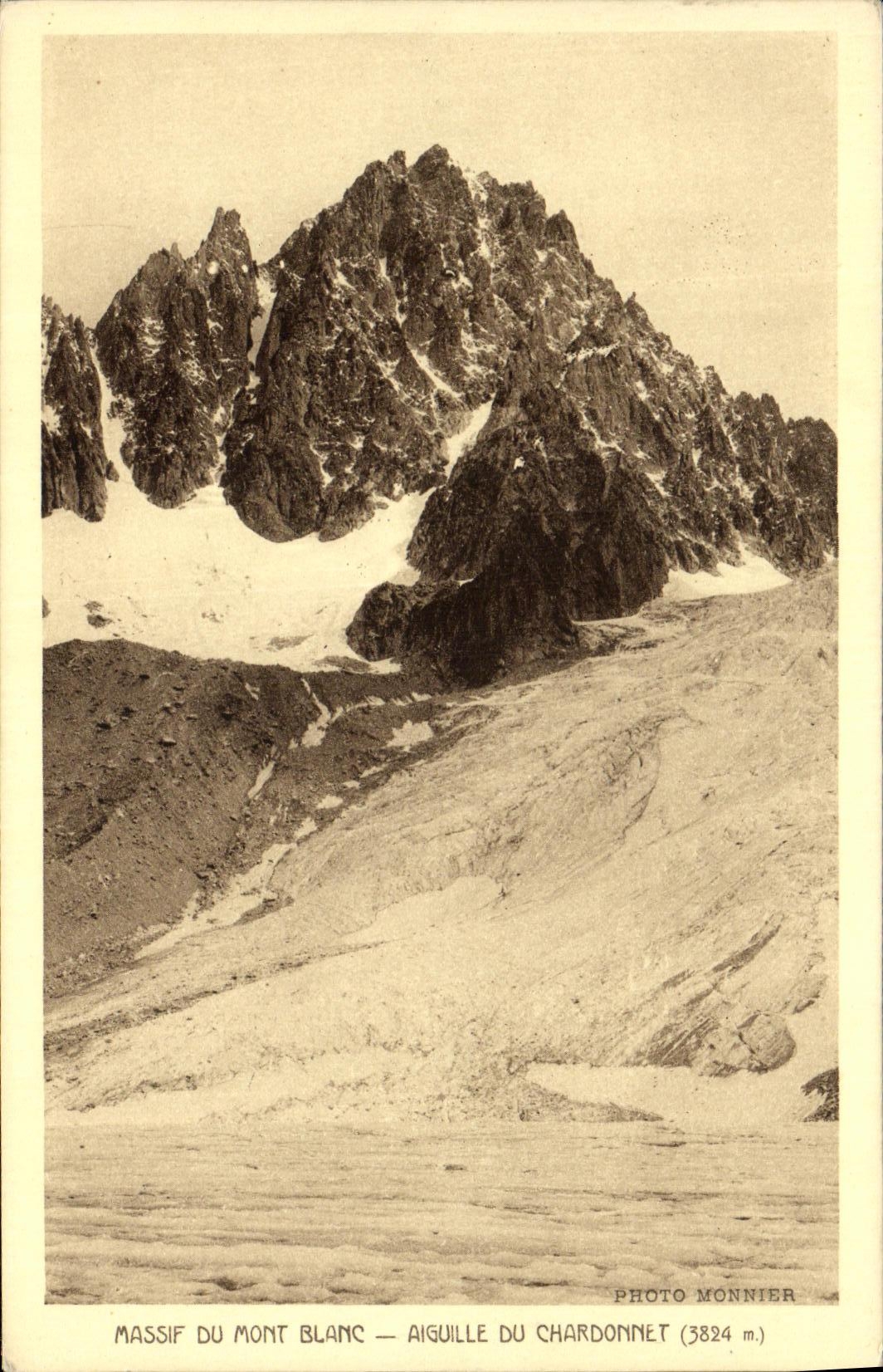 CPA Massif du Mont Blanc Aiguille du Chardonnet