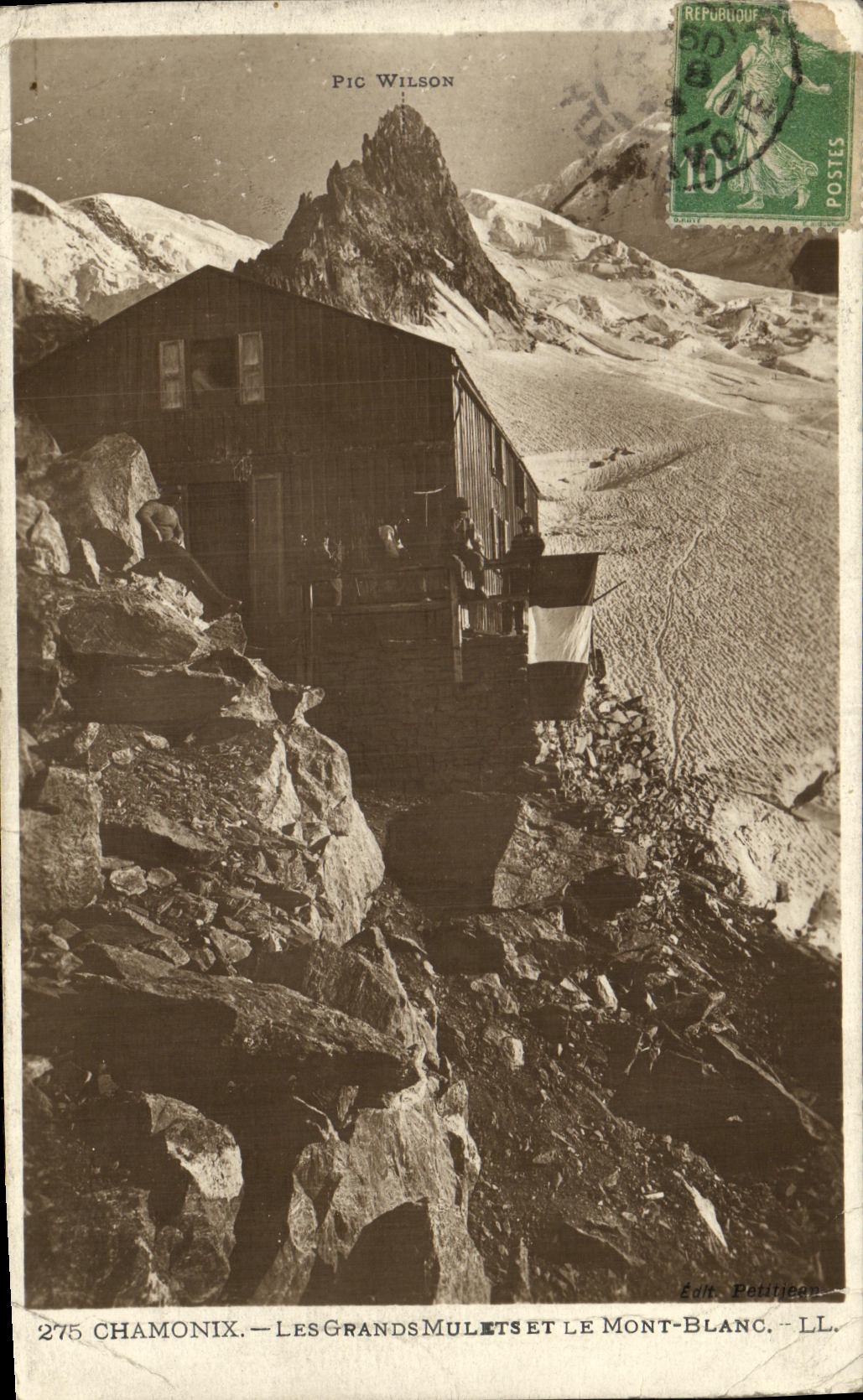 Die Großen Mulets und der Mont-Blanc — Pic Wilson — Verlag Petitjean, LL, Nr. 275