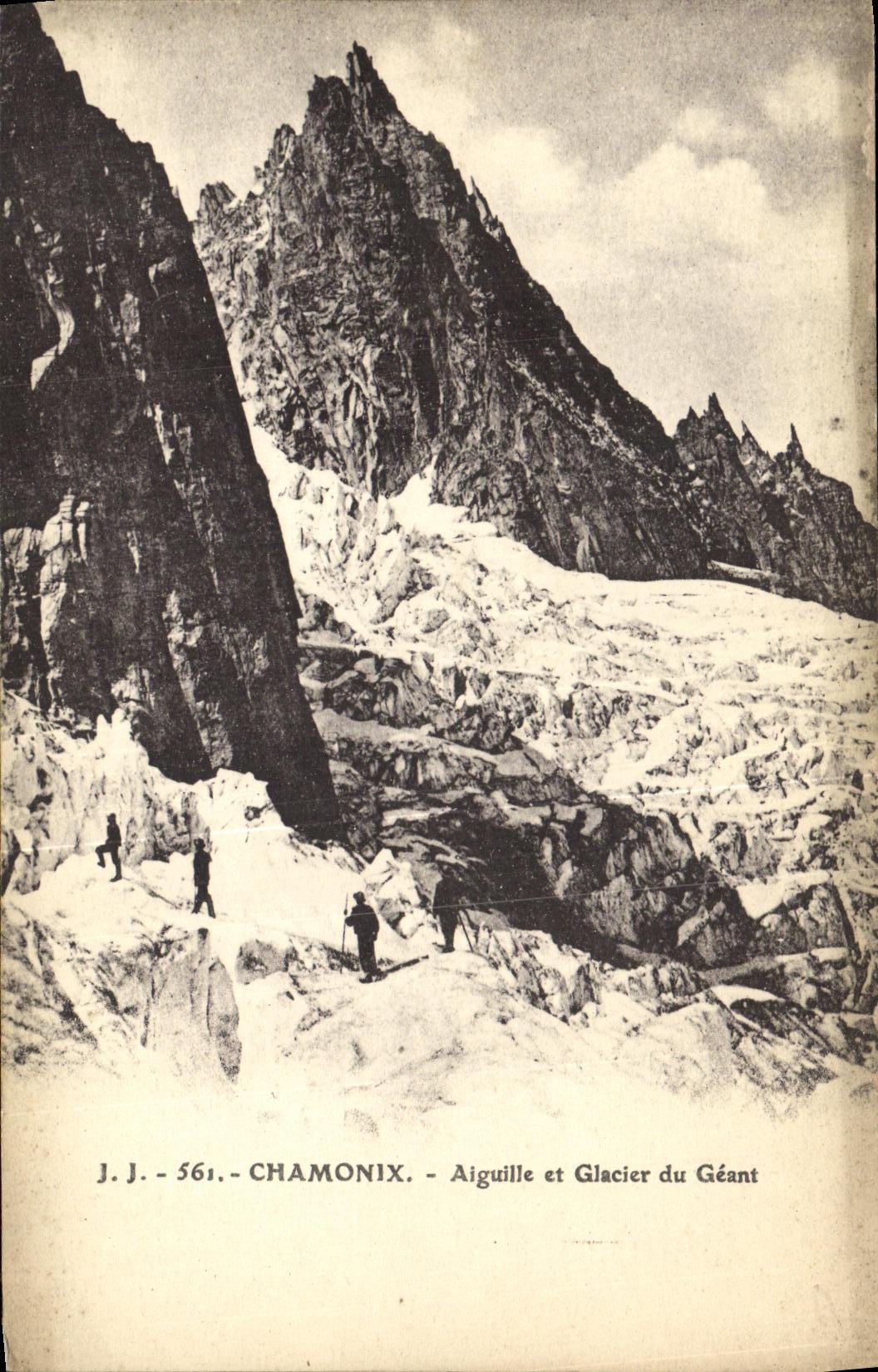 CPA Chamonix Aiguille et Glacier du Geant