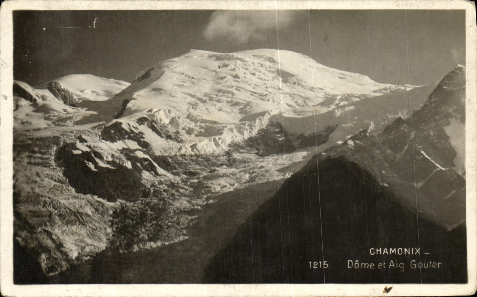 CPA Chamonix Dome et Aiq Gouler