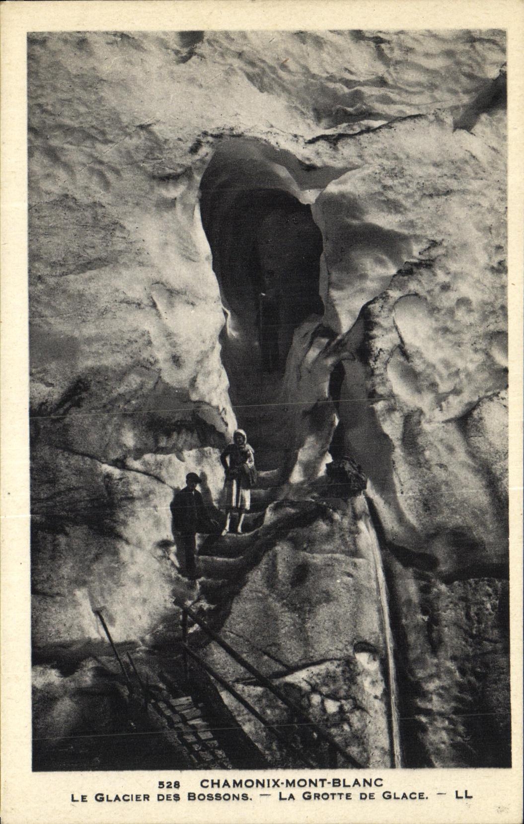 Le Glacier des Bossons — La Grotte de Glace — Chamonix-Mont-Blanc — LL — n° 528