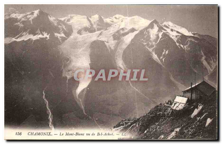 CPA Chamonix Le Mont Blanc Vu de Bel Achat