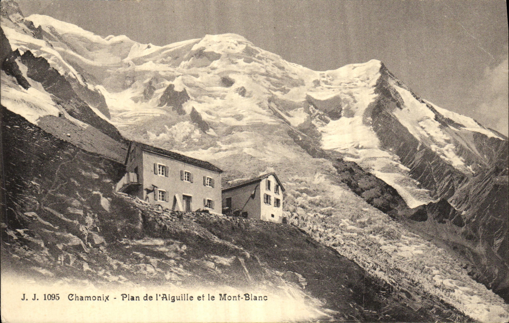 CPA Chamonix Plan de l Aiguille et le Mont Blanc 