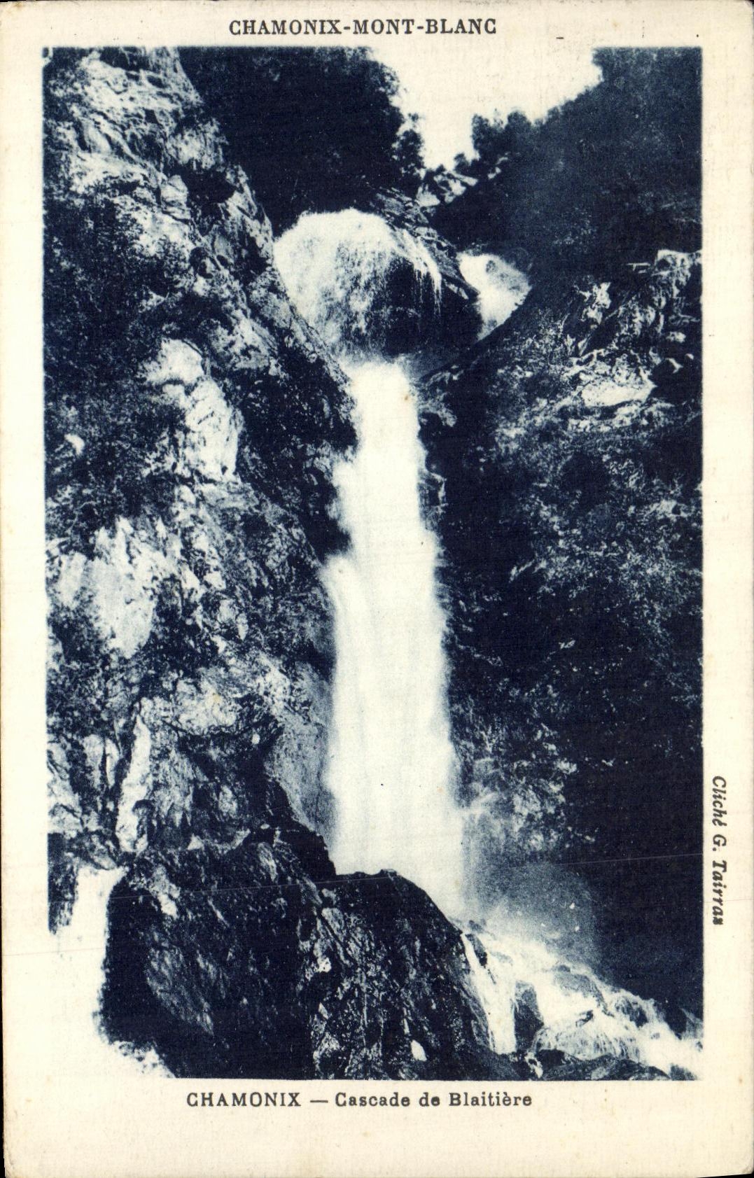 CPA Chamonix Cascade de Blaitiere