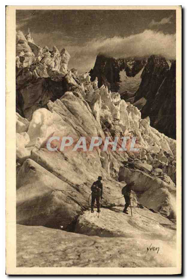 CPA Massif du Mont Blanc Glacier du Geant