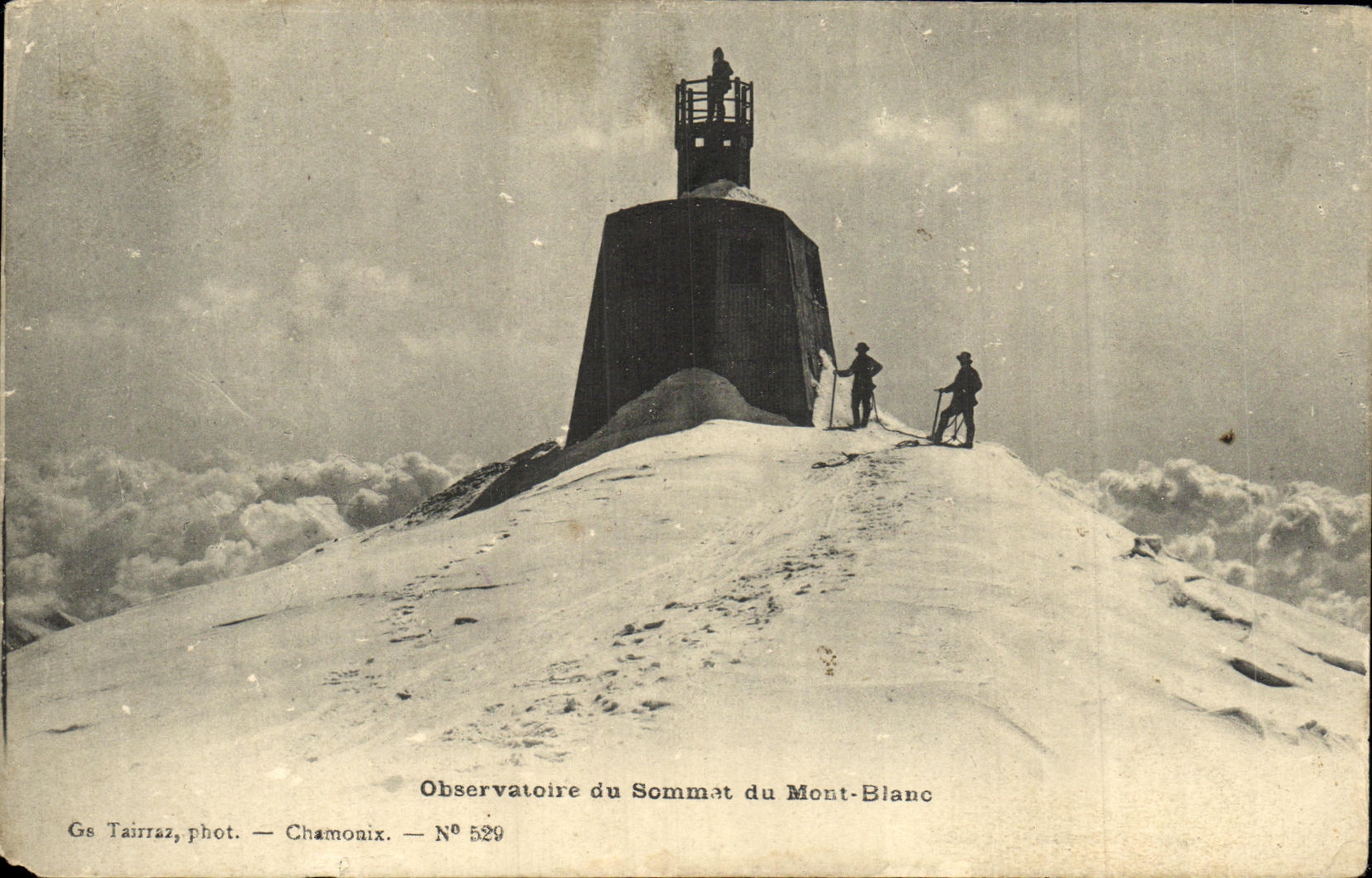 CPA Observatoire du sommat du Mont Blanc