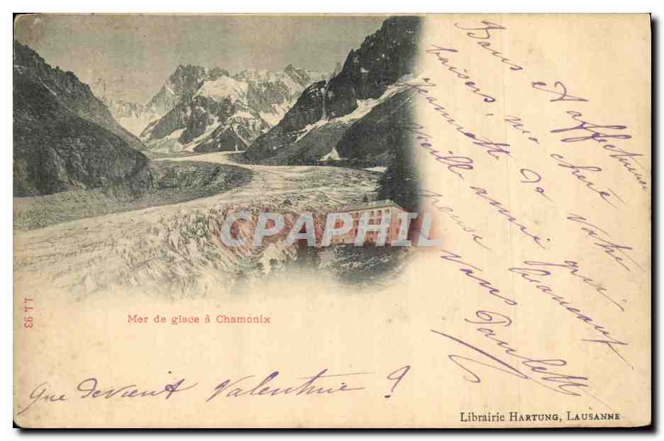 CPA Mer de gluce a Chamonix 